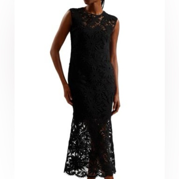 Ted Baker Dresses & Skirts - Ted Baker Black Crochet Lace Sleeveless Dress